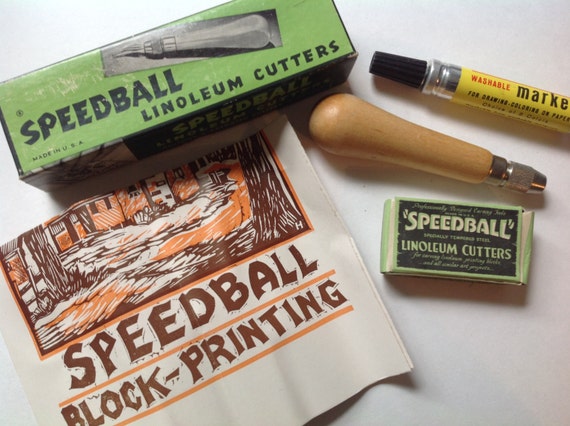 speedball linoleum cutter instructions