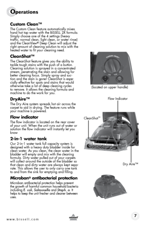 bissell cleanview quickwash instructions
