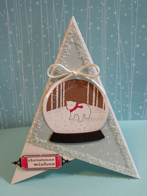 christmas teepee card instructions