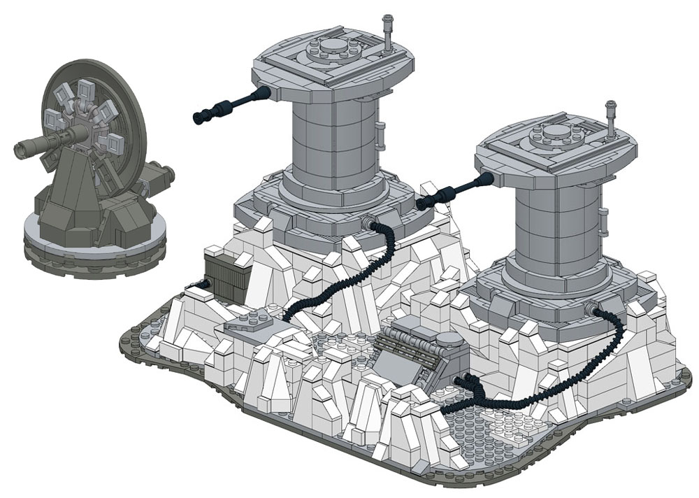lego star wars hoth turret instructions
