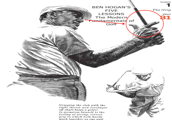 ben hogan golf grip instructions