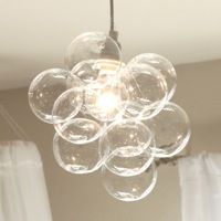 bubble chandelier diy instructions