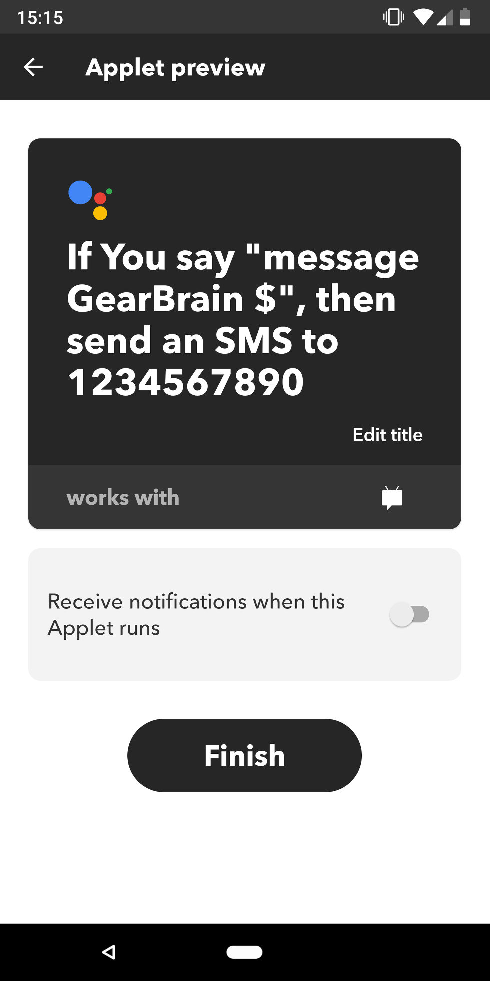 cyber gear sms text messenger instructions