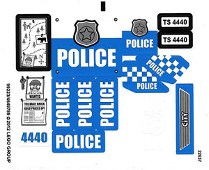 lego city police transporter 60043 instructions