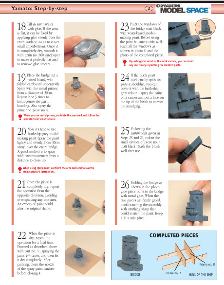 build the yamato instructions