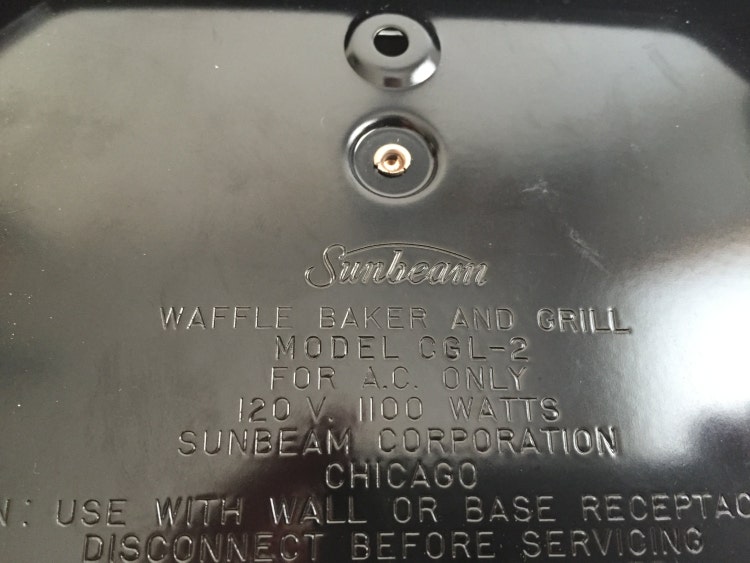 sunbeam waffle baker and grill instructions